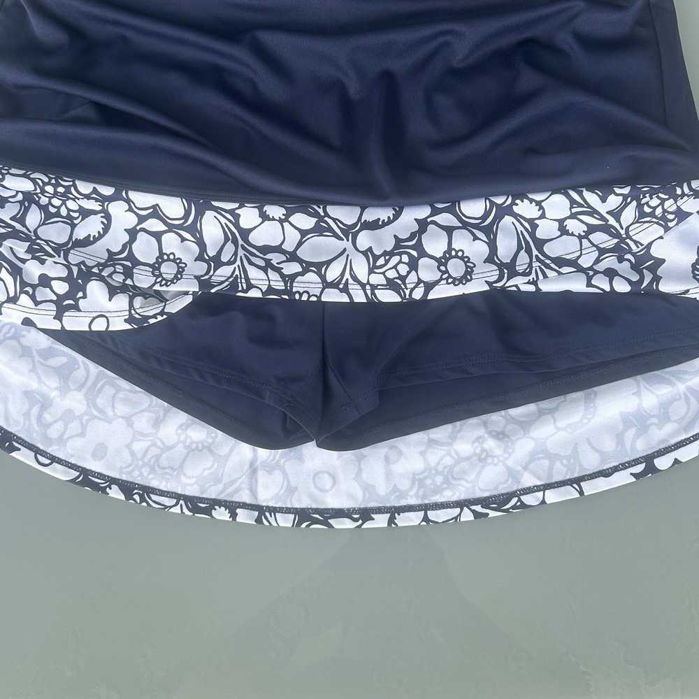 Grand Slam Golf Pickleball Tennis Skort Skirt Womens Large Floral Ruffle Pockets - Picture 3 of 6